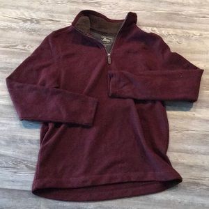 Bass Quarter Zip Sweater— Medium